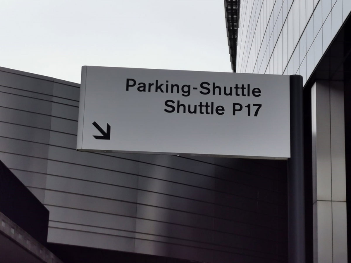 Ankunft Parking Shuttle P17